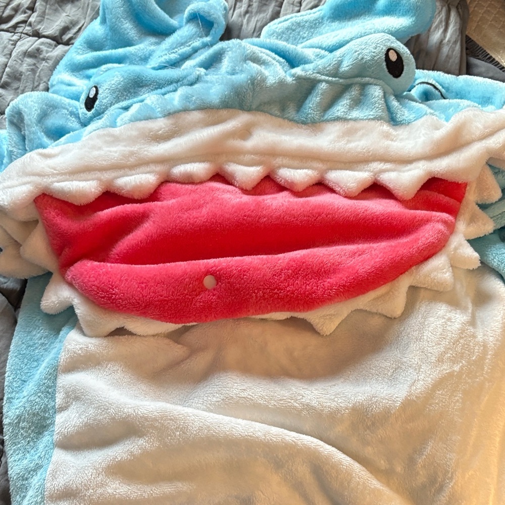 Blue and White Shark Jumpsuit